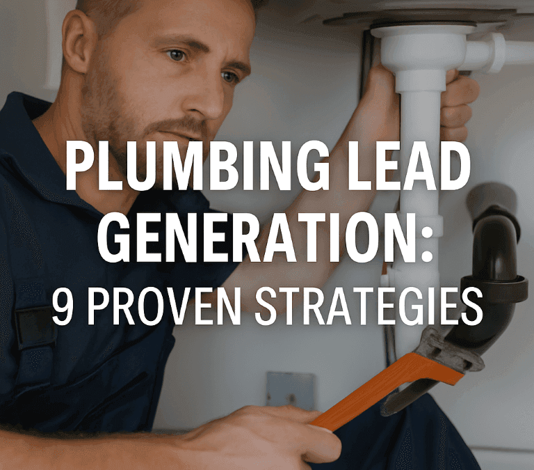 Plumbing Lead Generation: 8 Proven Strategies to Get More Plumbing Leads