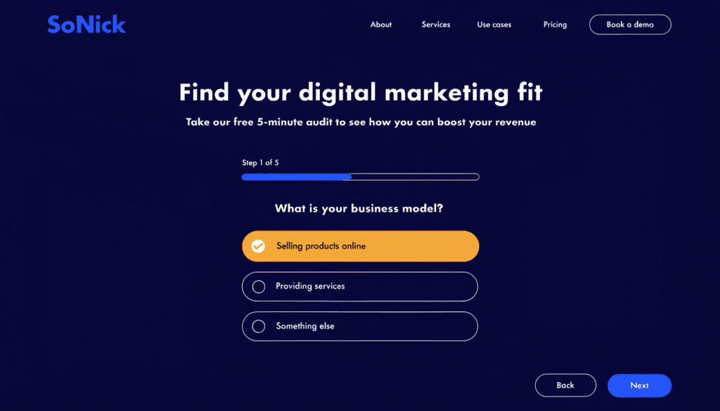 interactive content marketing tool — free seo audit or quiz for small businesses