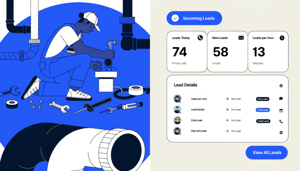 plumber generating leads through digital marketing strategies