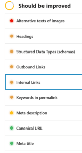 seo plugin interface