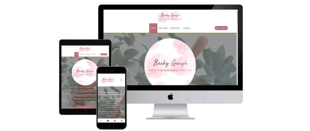 becky gough beauty website