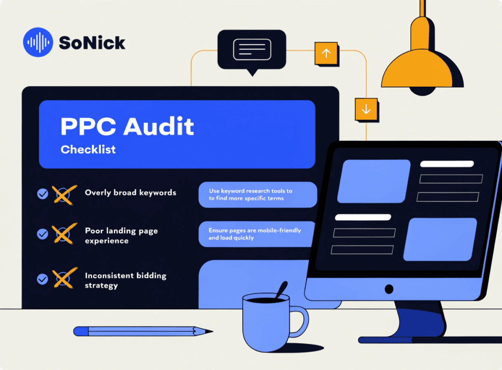 illustration representing common ppc remarketing mistakes and how to avoid them