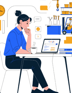 small business owner considering whether to outsource seo